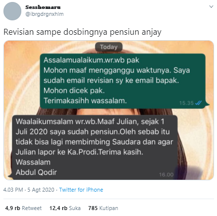 Screenshot Twitter