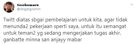 Screenshot Twitter