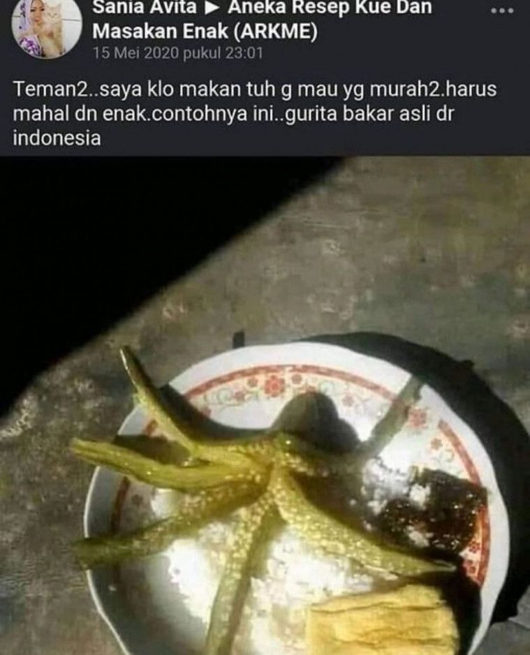 ilustrasi momen kreatif saat makan