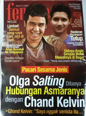 Rumor pacaran Chand Kelvin dan Olga Syahputra