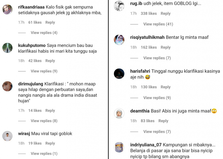 Perempuan Gigit Apel di Supermarket