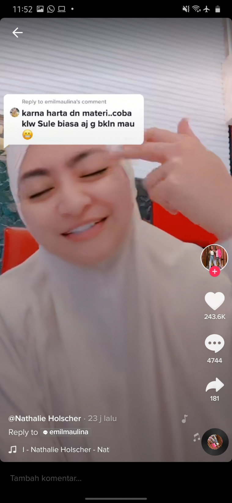 Tiktok Nathalie Holscher