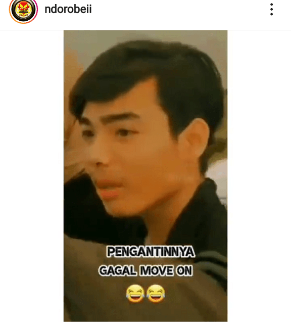 Ilustrasi pengantin wanita bersedih