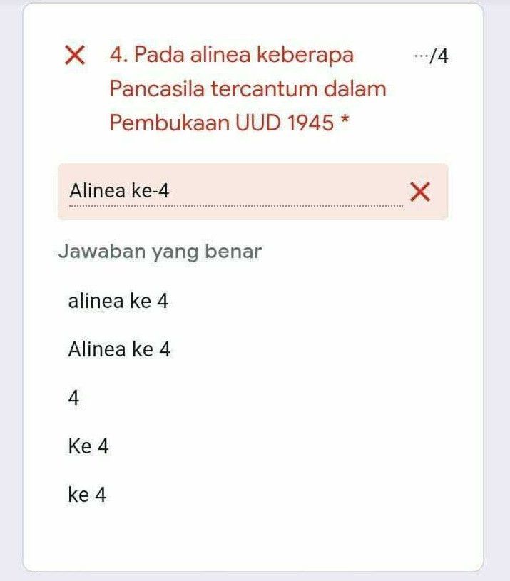 Jawaban realistis seorang murid