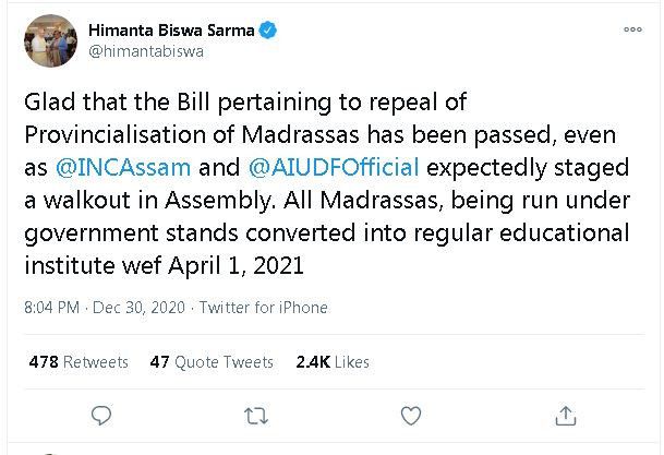 Ilustrasi sekolah Islam di India