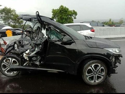 Kondisi Mobil Chacha Sherly
