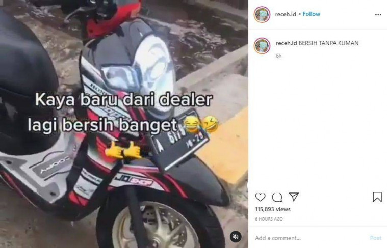 Sebelum dicuci dan saat hampir selesai dicuci