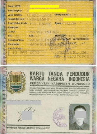 Ilustrasi KTP