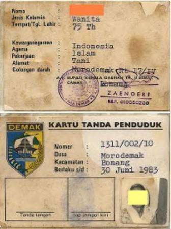 Ilustrasi KTP