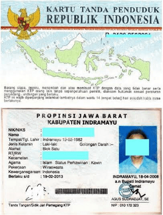 Ilustrasi KTP