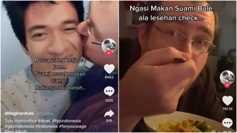 Ilustrasi pasangan homoseksual