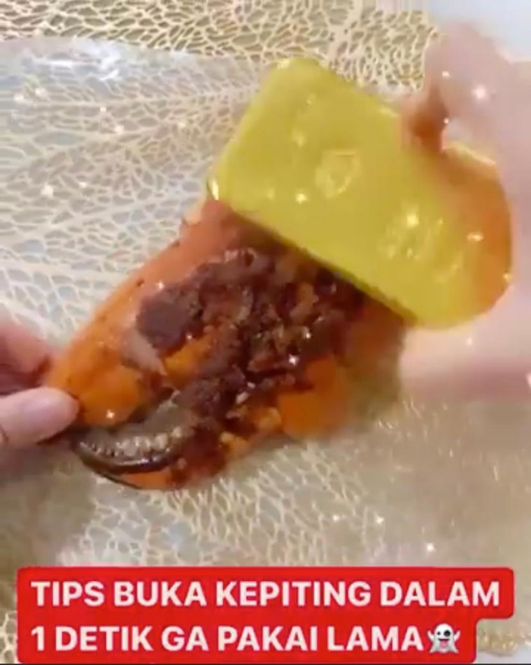 Ilustrasi : sajian kepiting