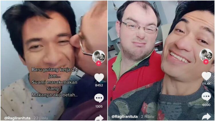 Ilustrasi pasangan homoseksual
