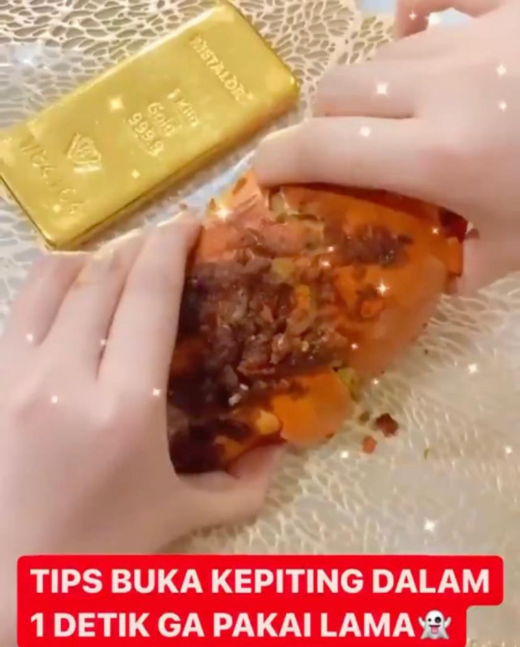 Ilustrasi : sajian kepiting