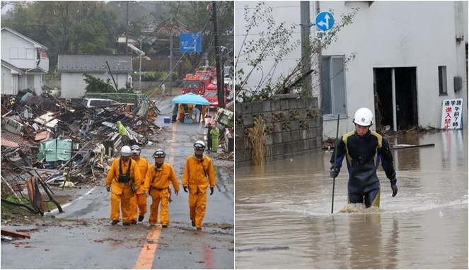 Perbedaan banjir di Jepang dan di Indonesia.