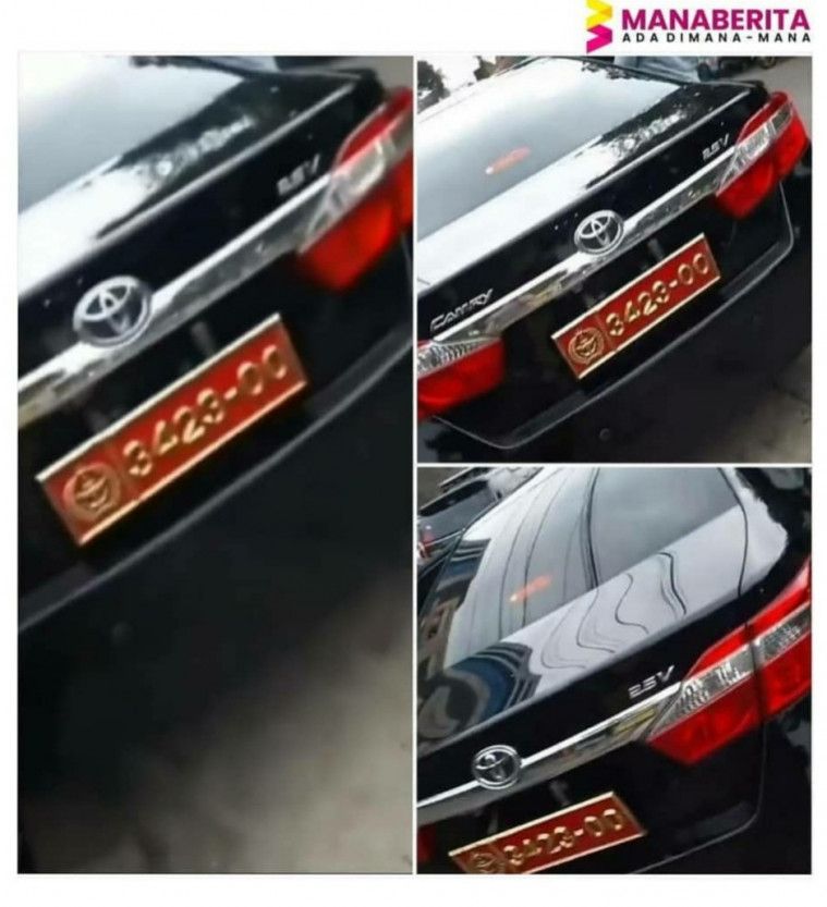 Plat TNI Palsu