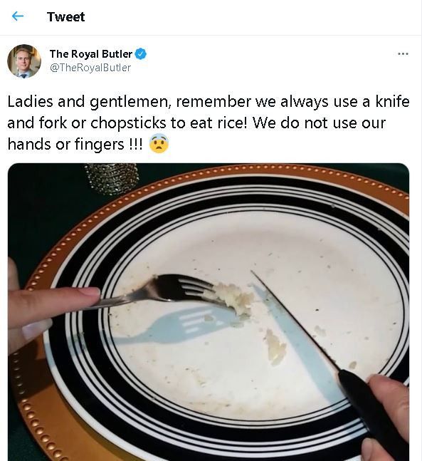 Ilustrasi makan nasi