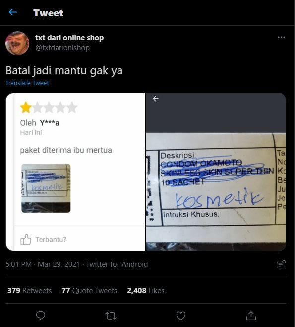 Ilustrasi gambar kondom