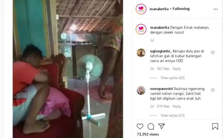 Viral remaja ngomong kasar ke ibunya