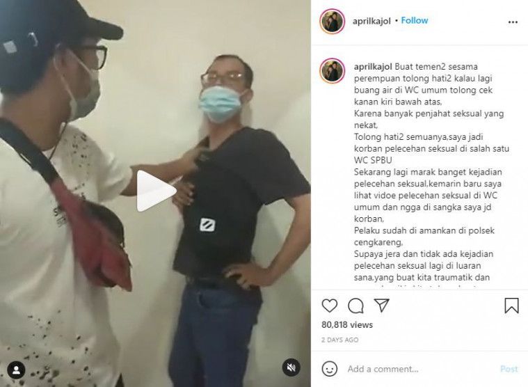 Terpergok Intip Istri Orang Di Toilet Spbu Pria Ini Diaumuk