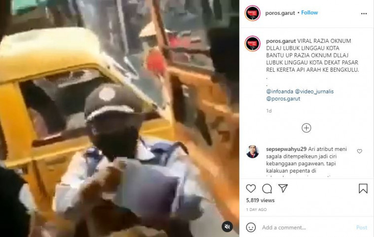 Oknum Dishub memalak hingga memukul kernet truk