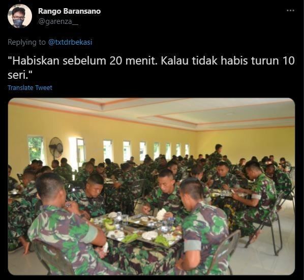 Banyak masyarakat beranggapan, mana bisa orang dibatasi waktu makannya tepat 20 menit?!