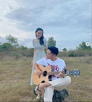 Azriel Hermansyah dan Sarah Menzel